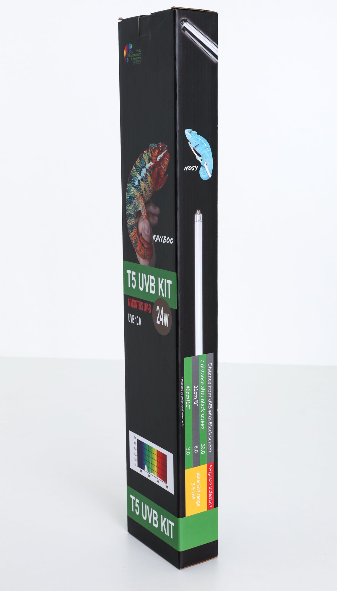UVB 24W, 24" length, T5 10.0 Fixture and Florescent Tube