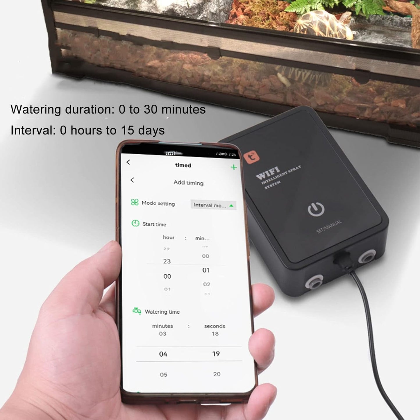 WIFI Controlled Automatic Misting System