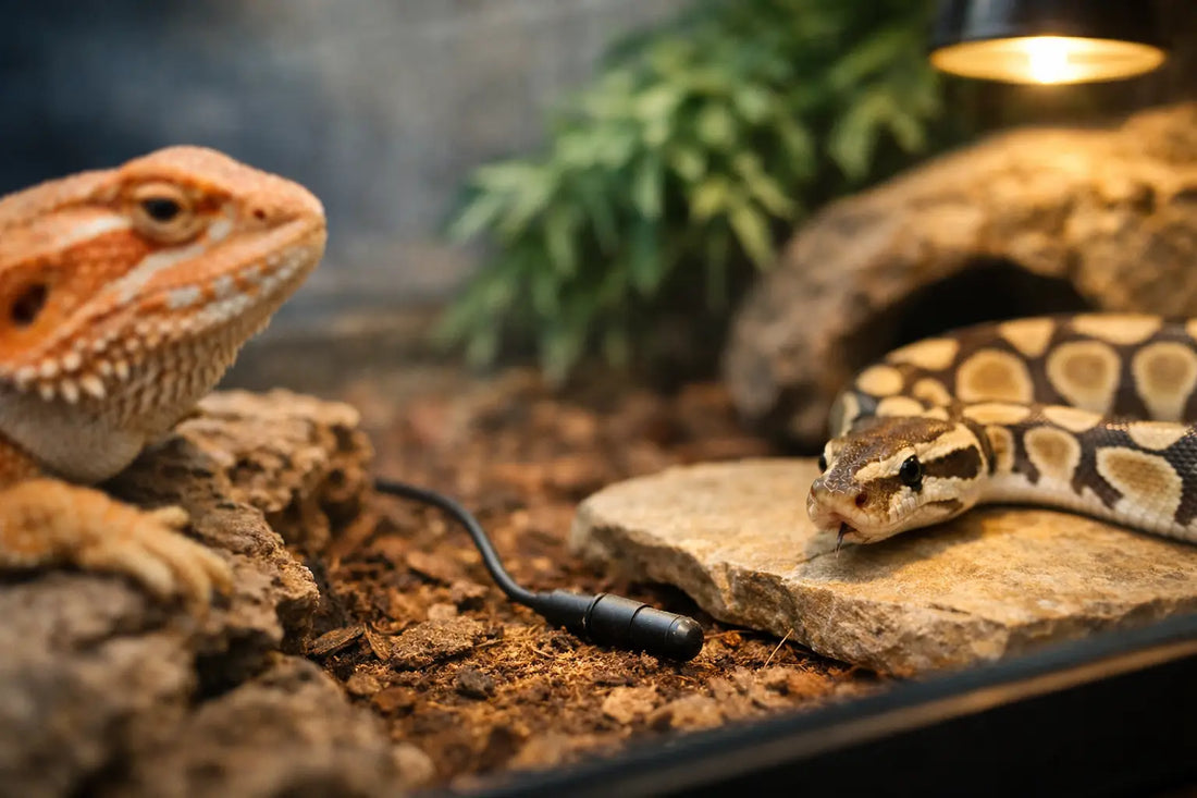 Reptile Thermostat Probe Placement Guide