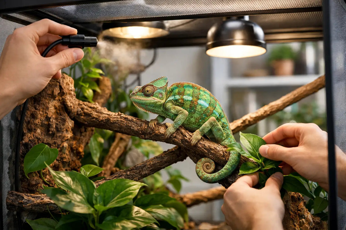 How to Set Up a Chameleon Cage Right