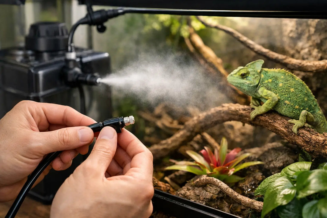 How to Install a Reptile Misting System Safely