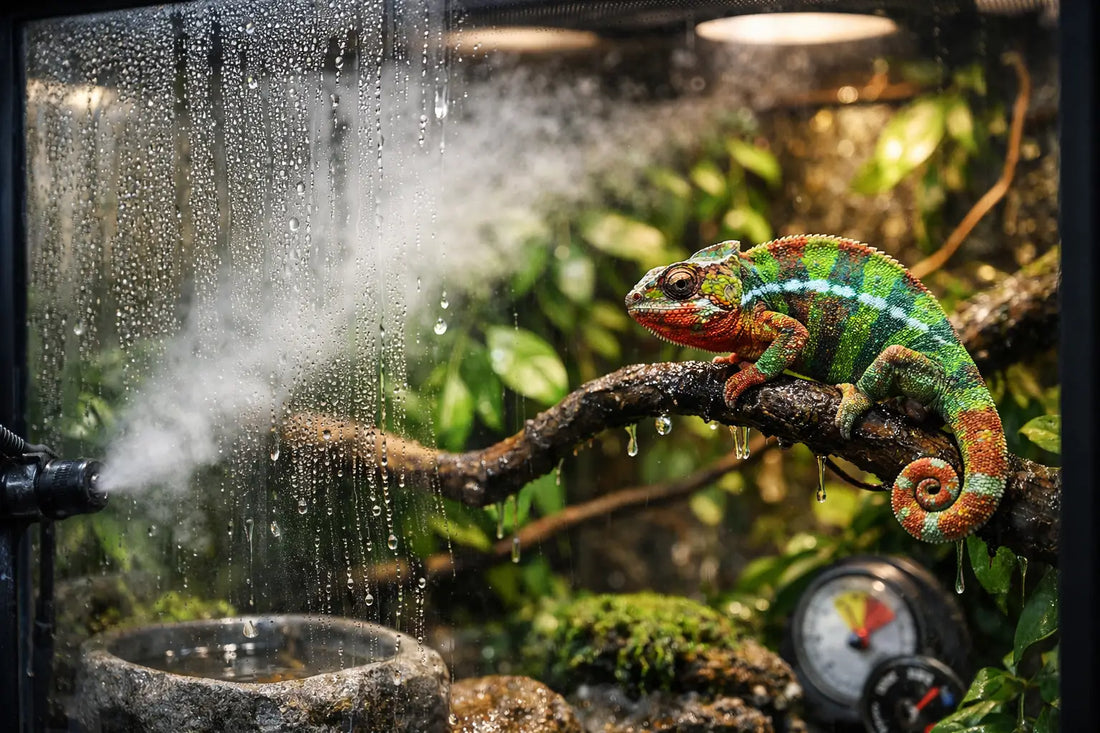 Why Your Chameleon Cage Stays Wet and What to Fix