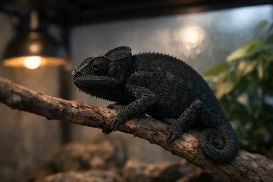 Why Chameleon Colors Stay Dark in Their Enclosure