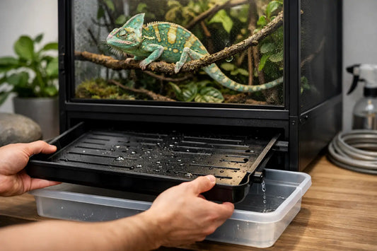 Choosing a Chameleon Cage Drainage Tray