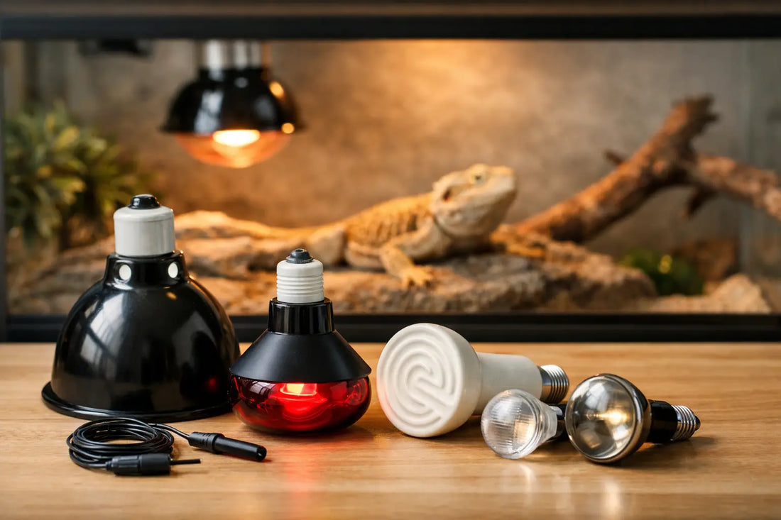 Choosing a Heat Fixture for Reptile Enclosure