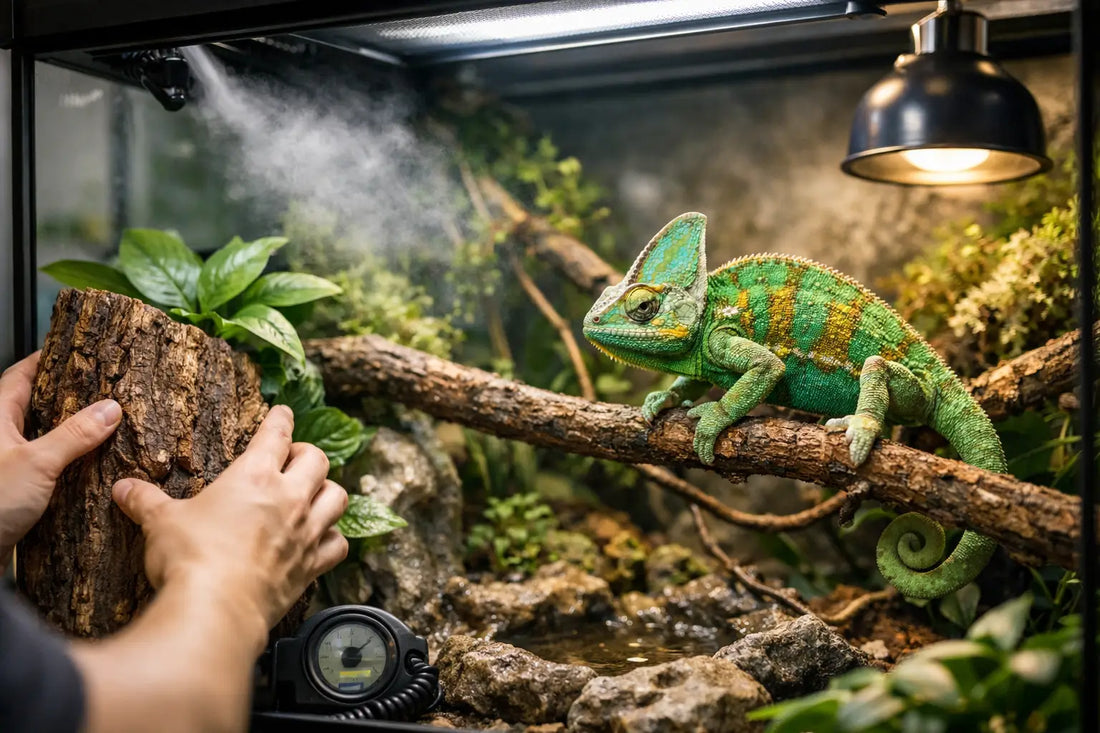 How to Set Up Chameleon Enclosure Right