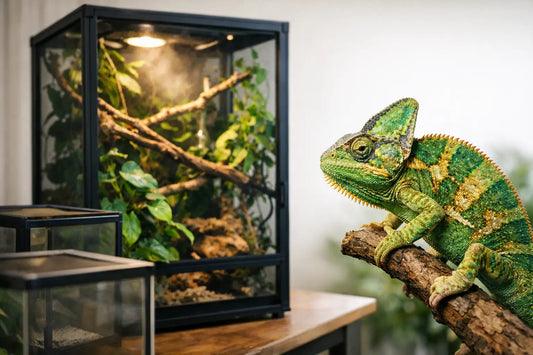 What Size Cage for Veiled Chameleon?