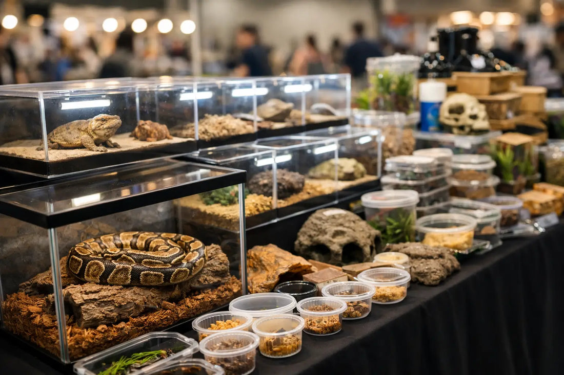 Reptile Expo Supplies Booth Setup That Sells