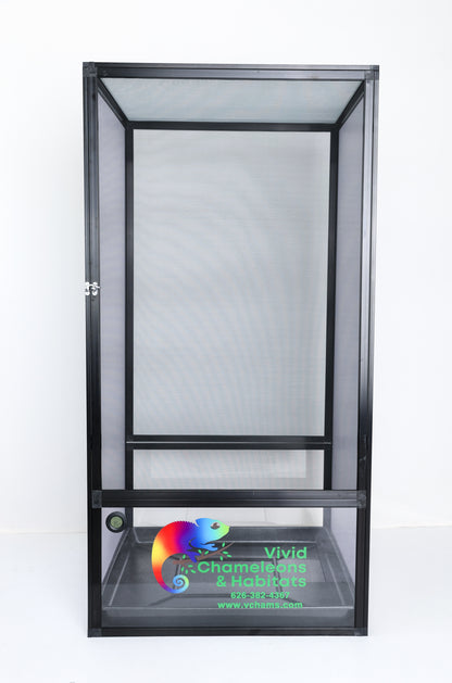 Size 18: 18"x18"x32" Deluxe All-In-One Automated Chameleon Kit