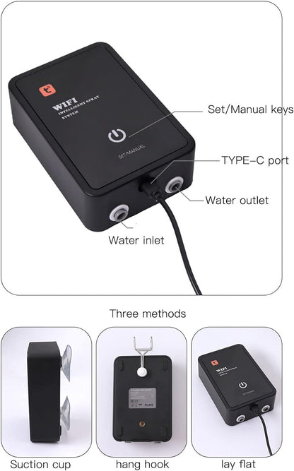 WIFI Controlled Automatic Misting System