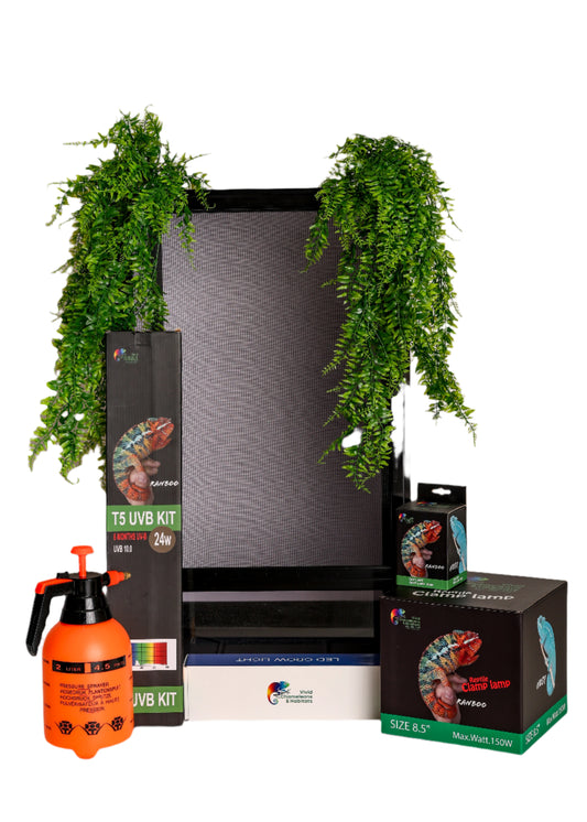 Size 18: 18"x18"x32" All-In-One Essential Chameleon Kit