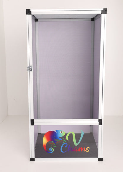 Size 24: Reptile Hybrid Cage, 24"x24"x48" FREE water tray and WIFI Temp&Humidity Sensor included!